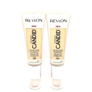 Revlon Photo Ready Candid Natural Finish Anti Pollution Foundation 120 Buff 2pcs